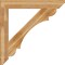 Ekena Millwork Olympic Slat Rough Sawn Bracket, Western Red Cedar, 6"W x 48"D x 48"H BKT06X48X48OLY06RWR - alternate 2